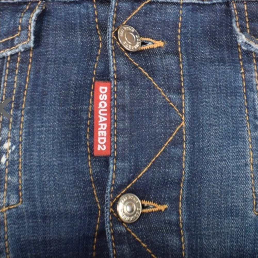 Dsquared2 Tidy Jean Jacket Size 56 / XL - Picture 4 of 11